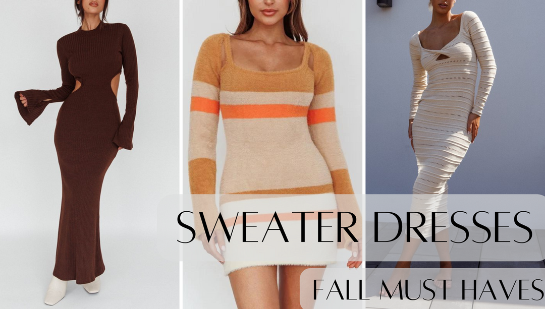 COZY UP IN STYLE: SWEATER DRESSES YOU’LL LOVE
