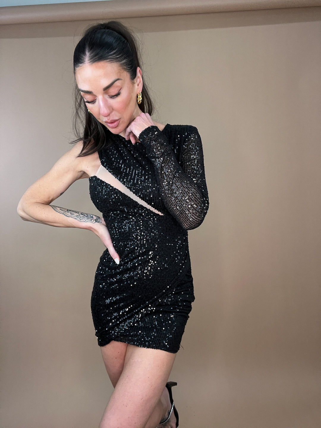 Now Or Never Sequin Mini Dress