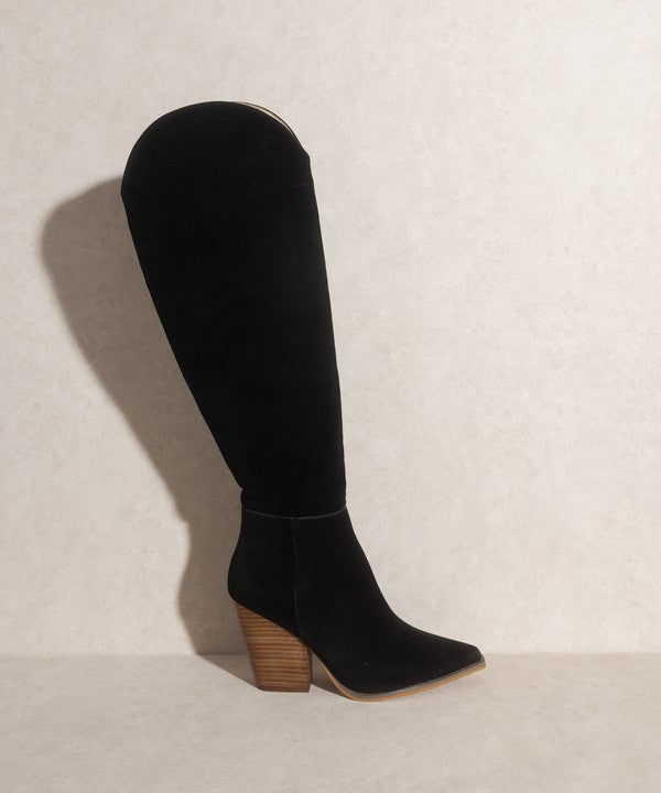 Clara Knee High Western Boots