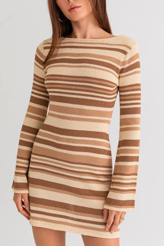 Isabella Bell Sleeve Sweater Dress