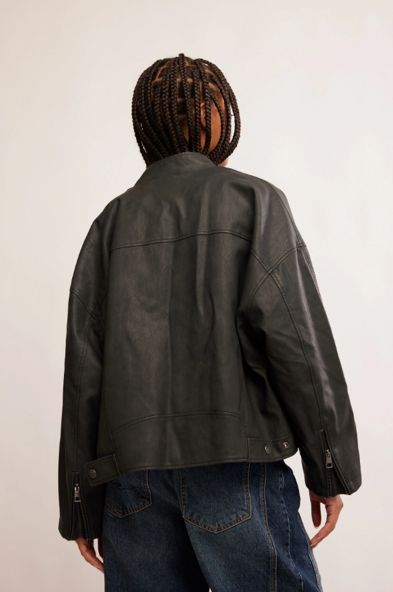 Vinny Vegan Bomber by Free People