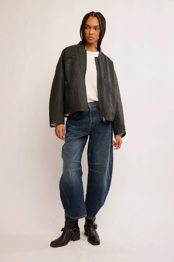 Vinny Vegan Bomber by Free People