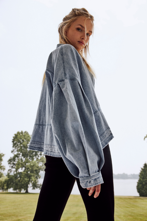 Jude Denim Pullover by Free People