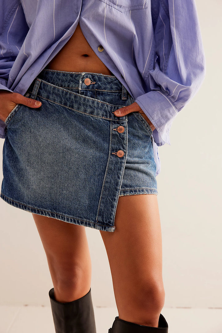 Wynne Denim Skirt by Free People