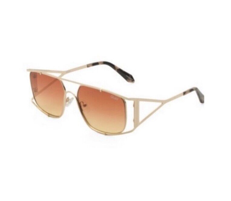 QUAY Baddie Behavior Sunglasses in Gold