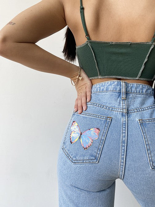 Planet Her Butterfly Denim FINAL SALE