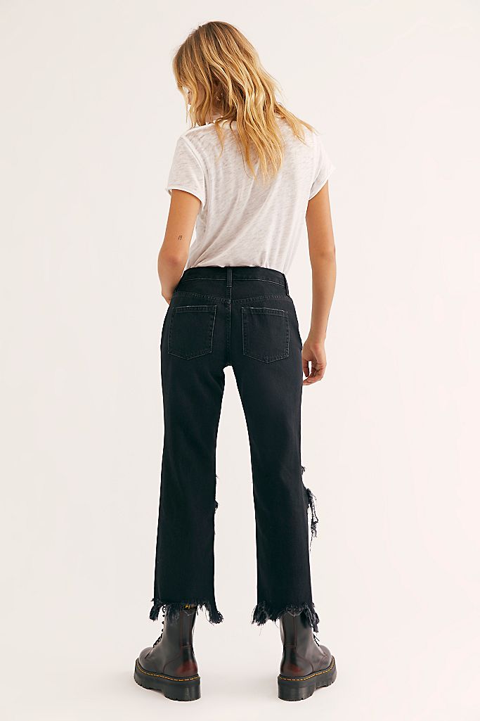 Maggie Mid-Rise Straight-Leg Jeans FINAL SALE