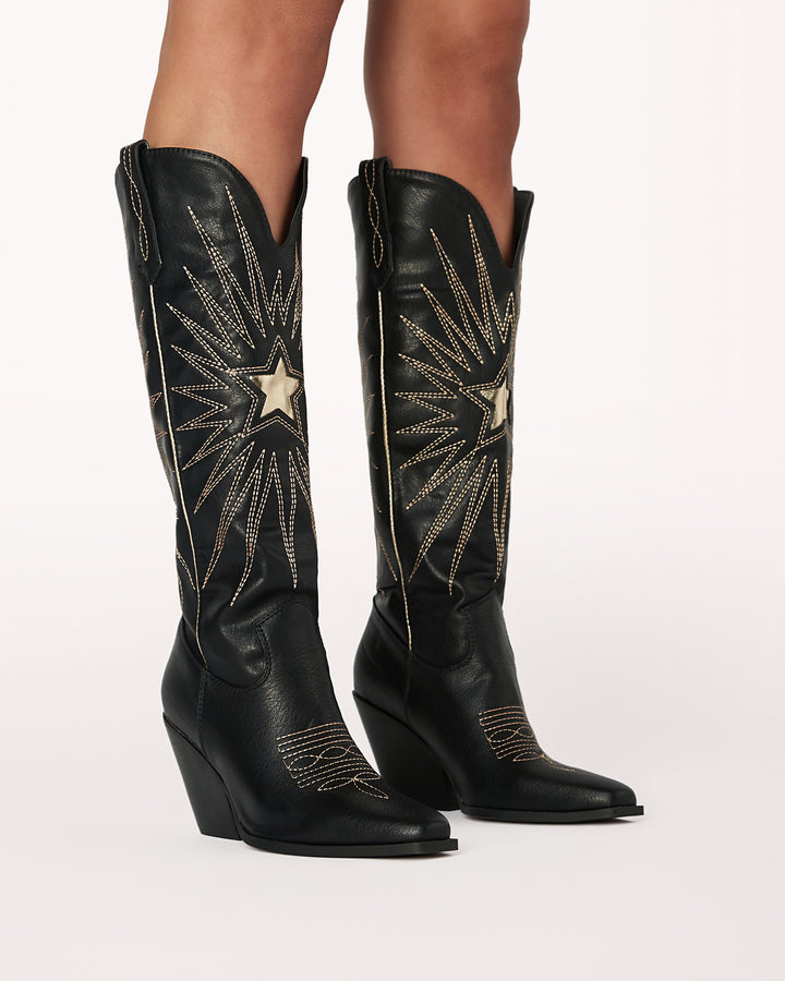 Billini black cowboy boots