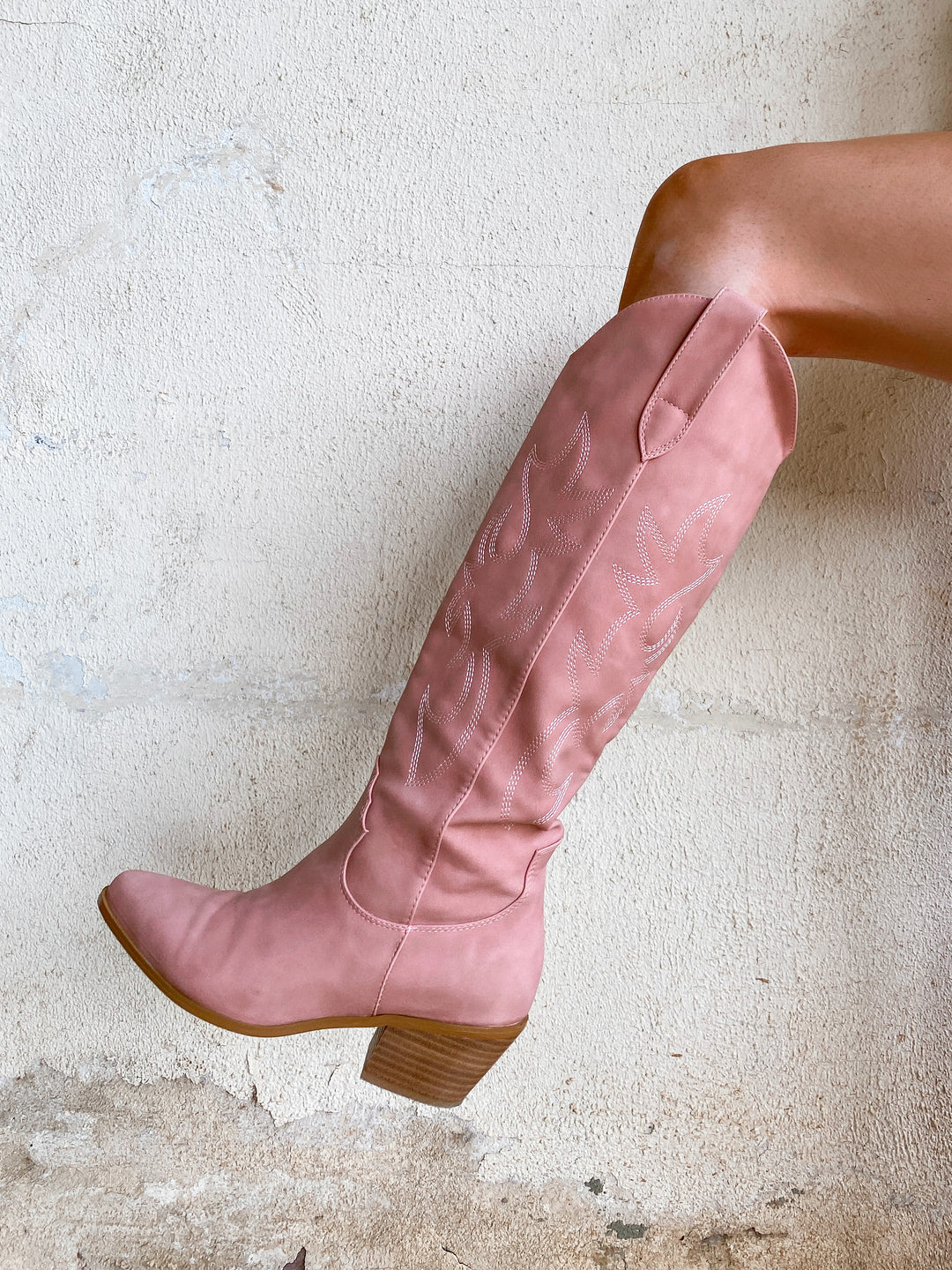 Urson Brushed Pink Boot