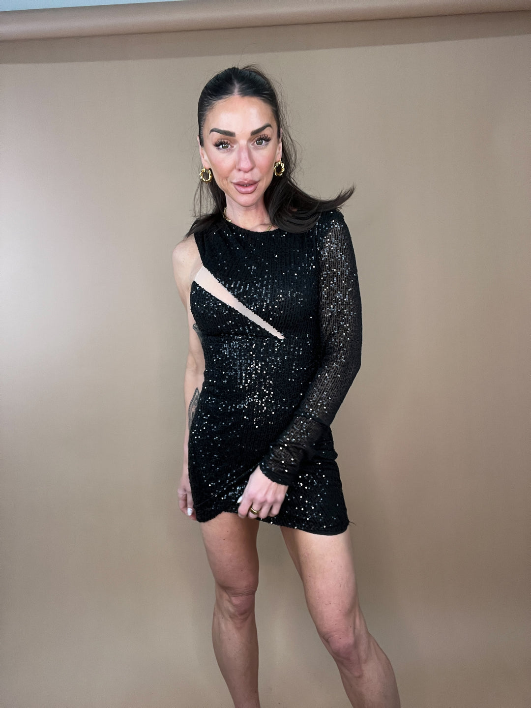 Now Or Never Sequin Mini Dress
