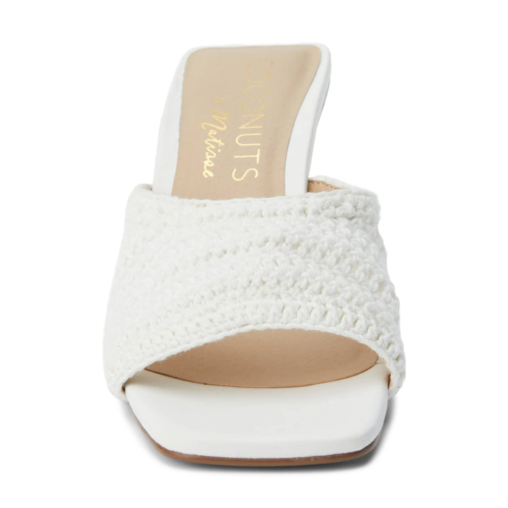white summer sandal