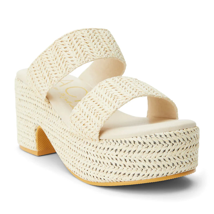 braided raffia platform sandals