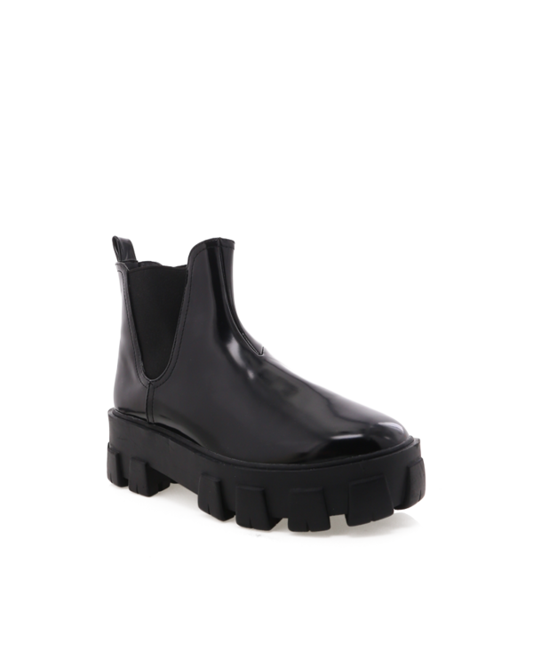 Xanthos Black Patent Boots