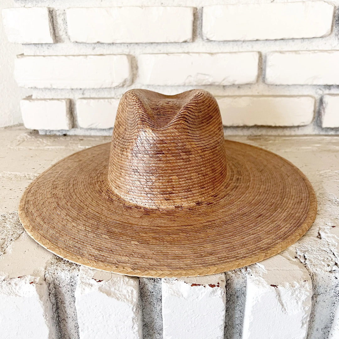 Amarillo Palm Leaf Wide Brim Hat